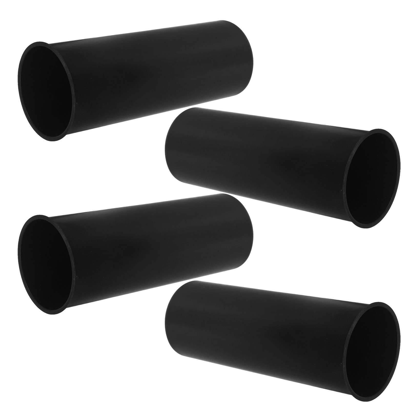 Home Essentials Bathroom Storage - 4 Stück Badezimmer-Becherhalter, Bürsten-Aufbewahrung, Schwarz, Toiletten-Essentials