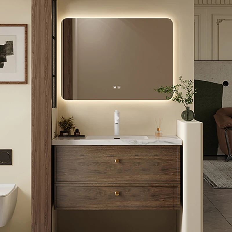 Home Bathroom Vanity Combo - S-Toiletten-Display, Badezimmerschrank, Eckabtrennungen, Papierfächer, Badezimmerschrank, platzsparend,