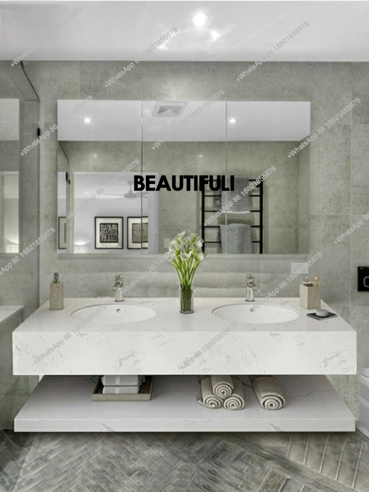Modernes, luxuriöses, maßgesch – Home Bathroom Vanity Combo Bewertung und Preis