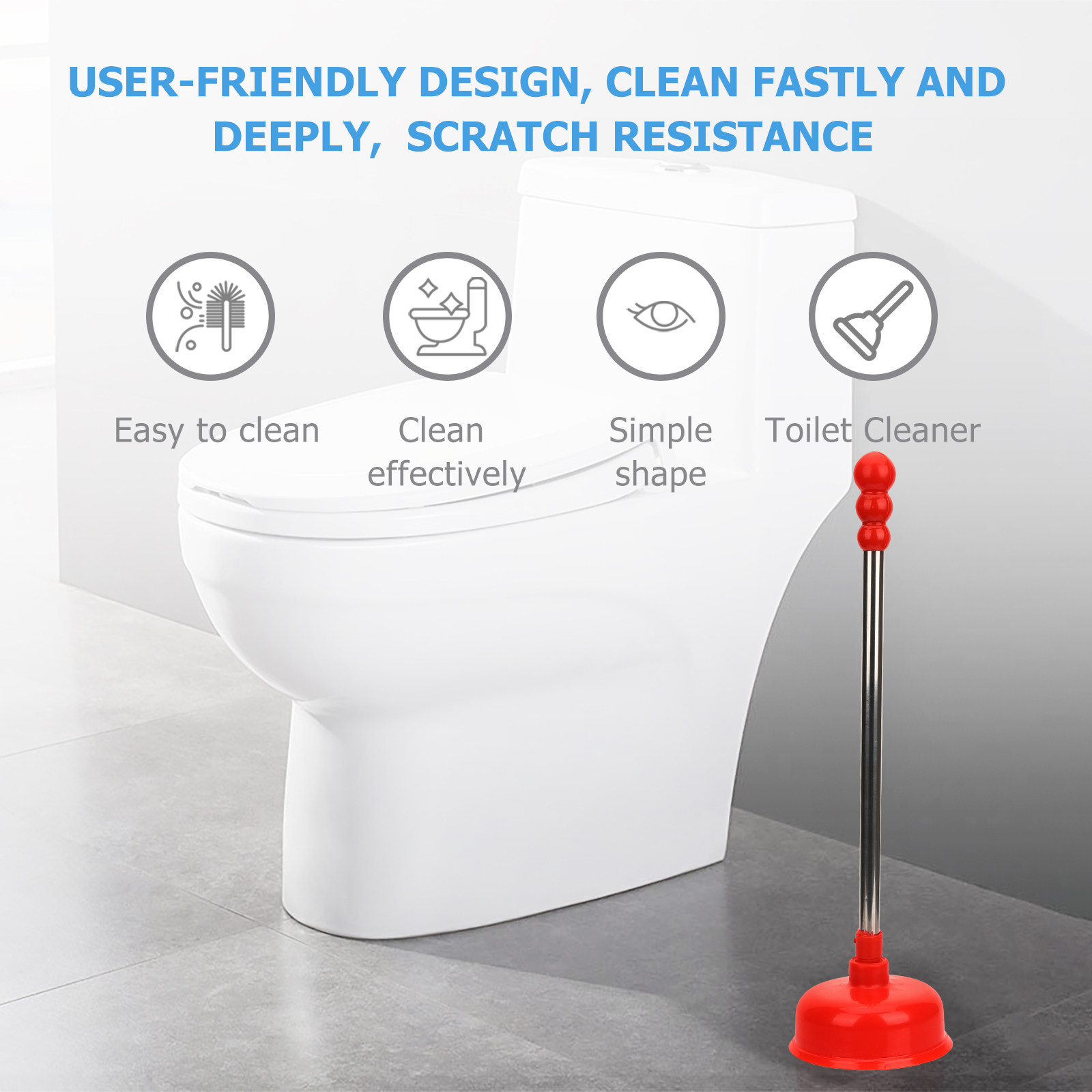 Effizienter Toilettenpumpe mit – Plunger Toilet Bewertung und Preis